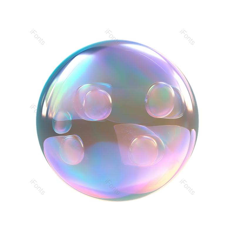 元素图片,立体元素,浪漫PNG,气泡免抠素材